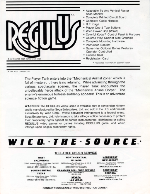 Regulus (New Ver.) MAME2003Plus Game Cover